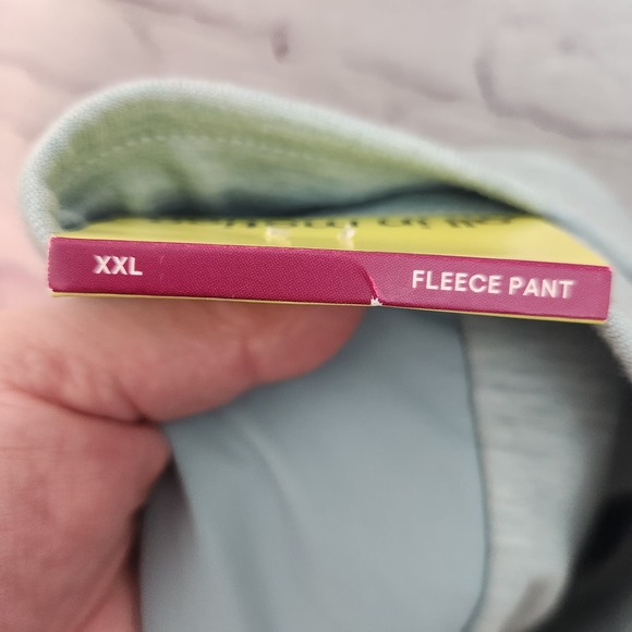 NWT All in Motion Mint Green Gym Fleece Pant Athletic Pull On Pant Women's XXL - Picture 9 of 11